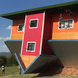 Tourist Attraction in Hartbeespoort, North West - Upside Down House